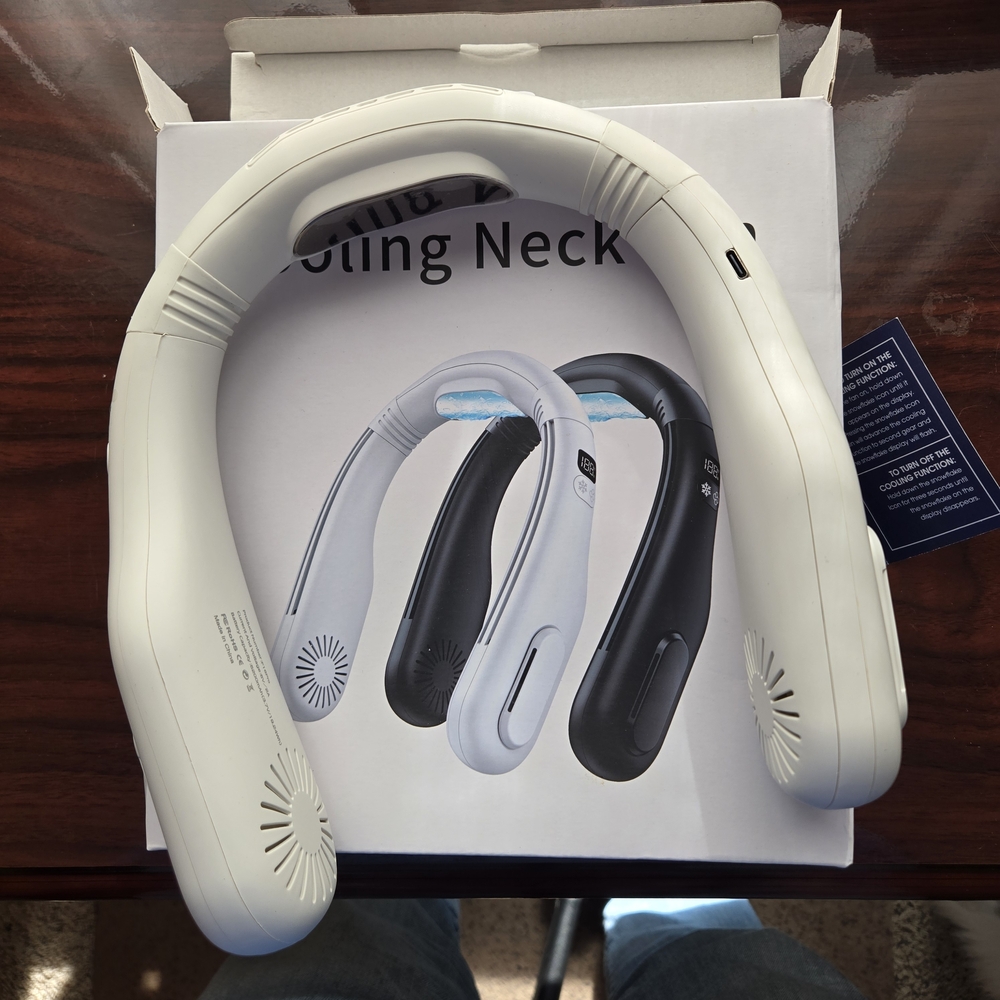 White Neck Fan